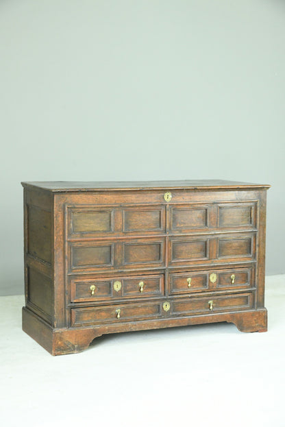 18th Century Oak Mule Chest