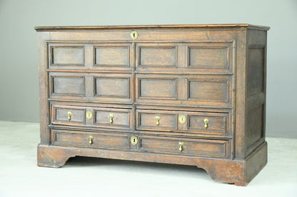 18th Century Oak Mule Chest