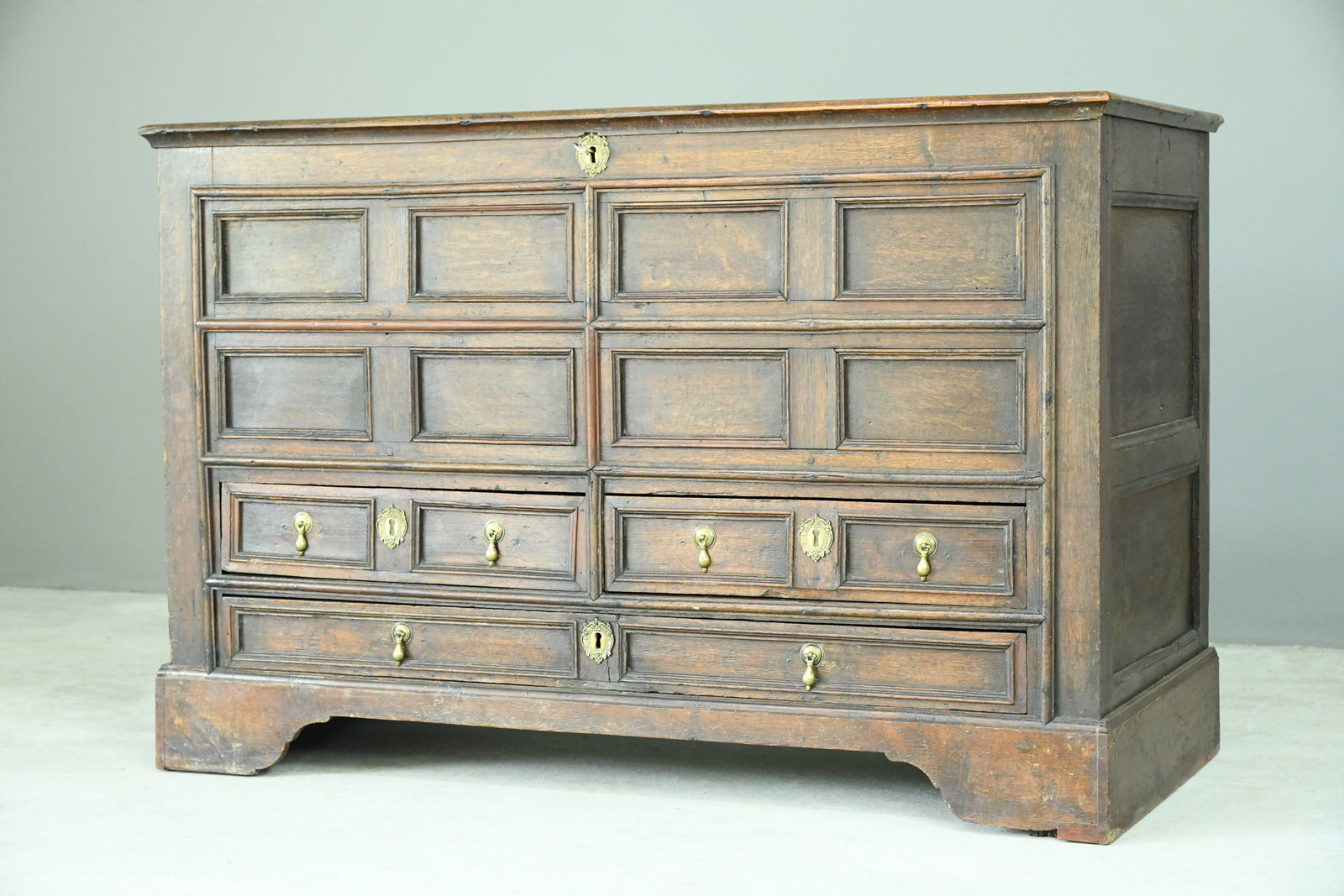 18th Century Oak Mule Chest