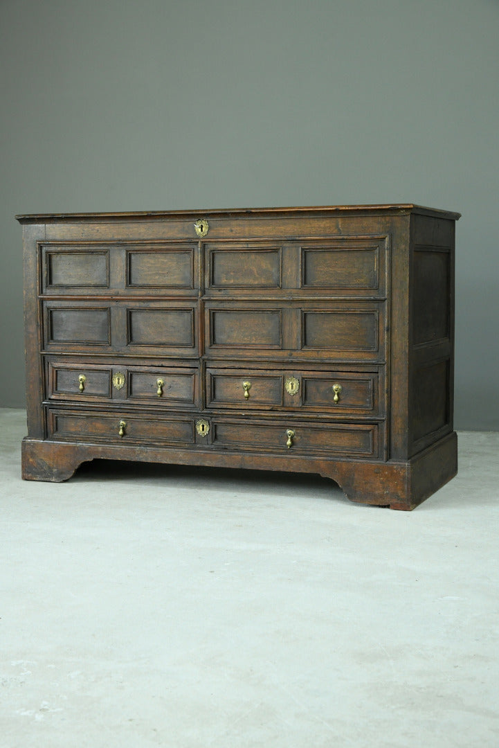 18th Century Oak Mule Chest