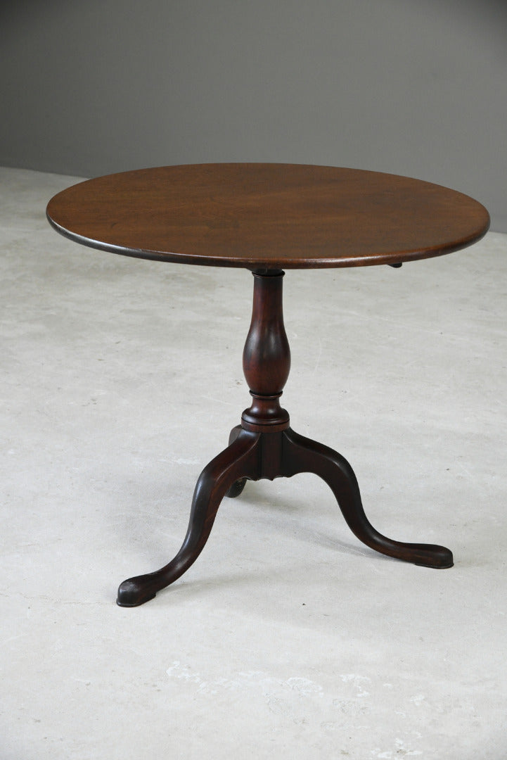 Antique Georgian Mahogany Tilt Top Table