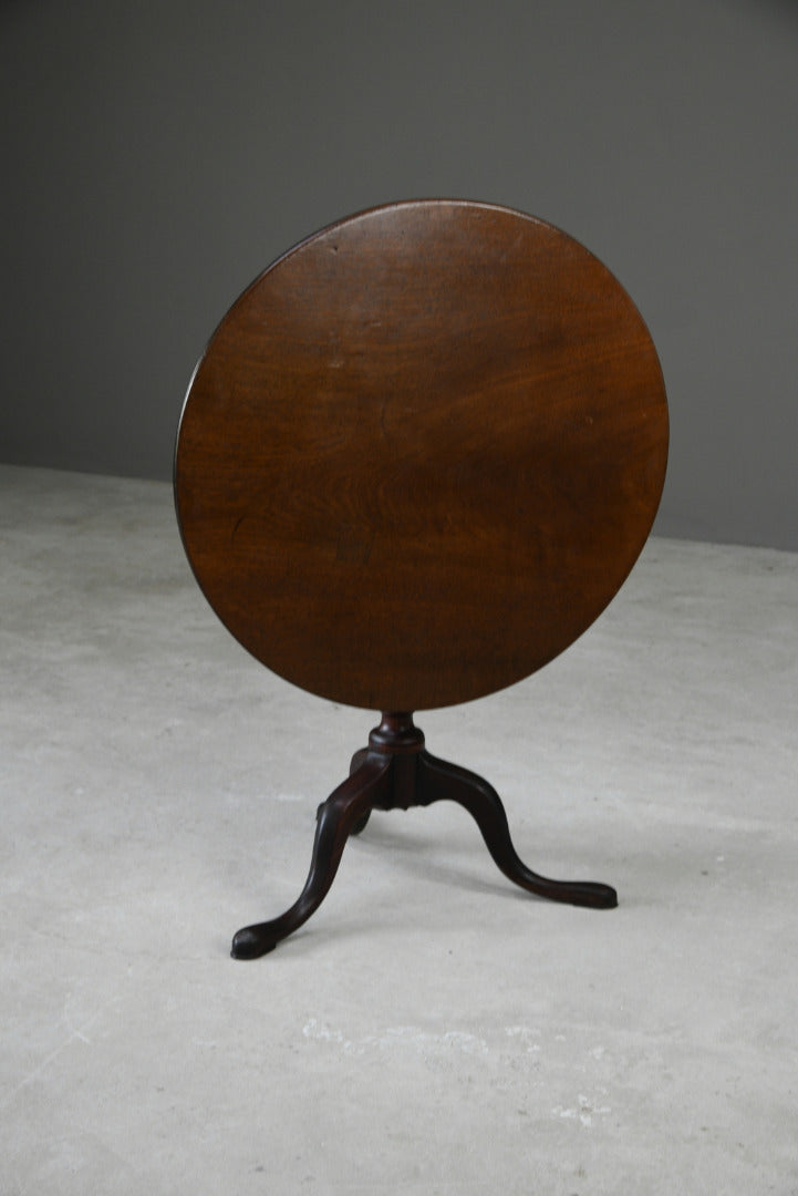 Antique Georgian Mahogany Tilt Top Table