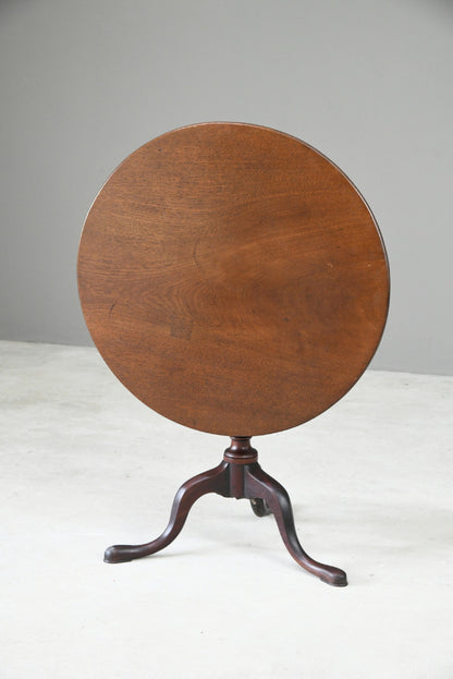 Antique Georgian Mahogany Tilt Top Table