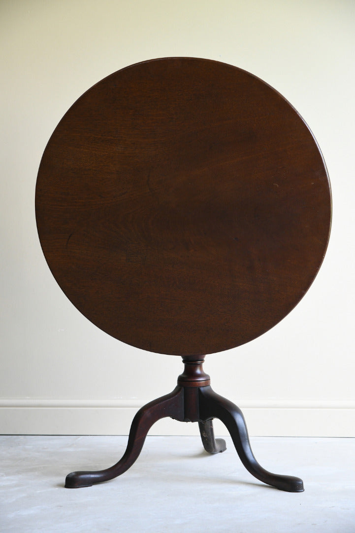 Antique Georgian Mahogany Tilt Top Table