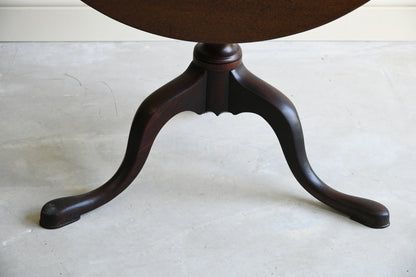 Antique Georgian Mahogany Tilt Top Table