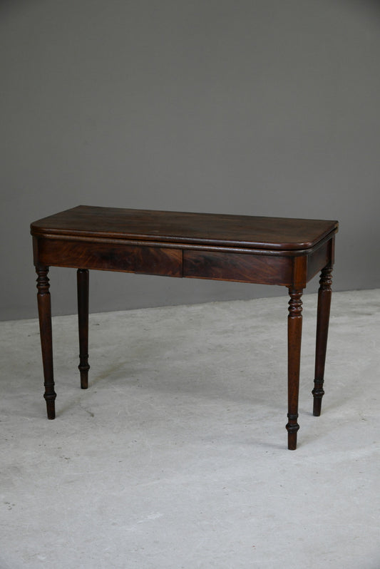 Antique Mahogany Tea Table