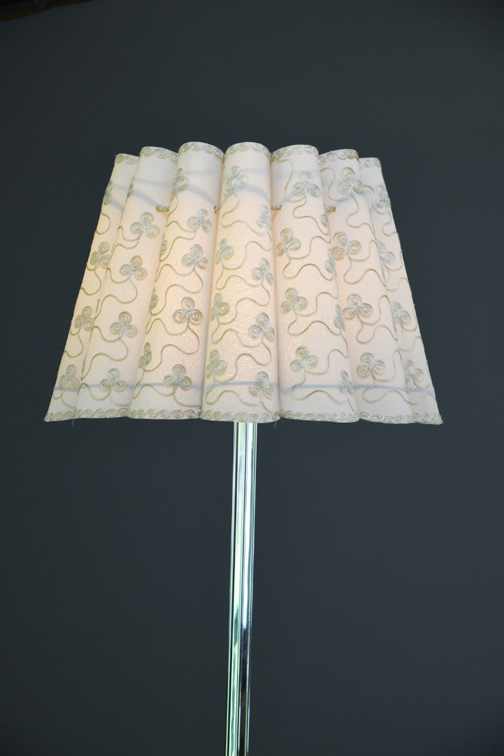 Large Embroidered Vellum Lamp Shade