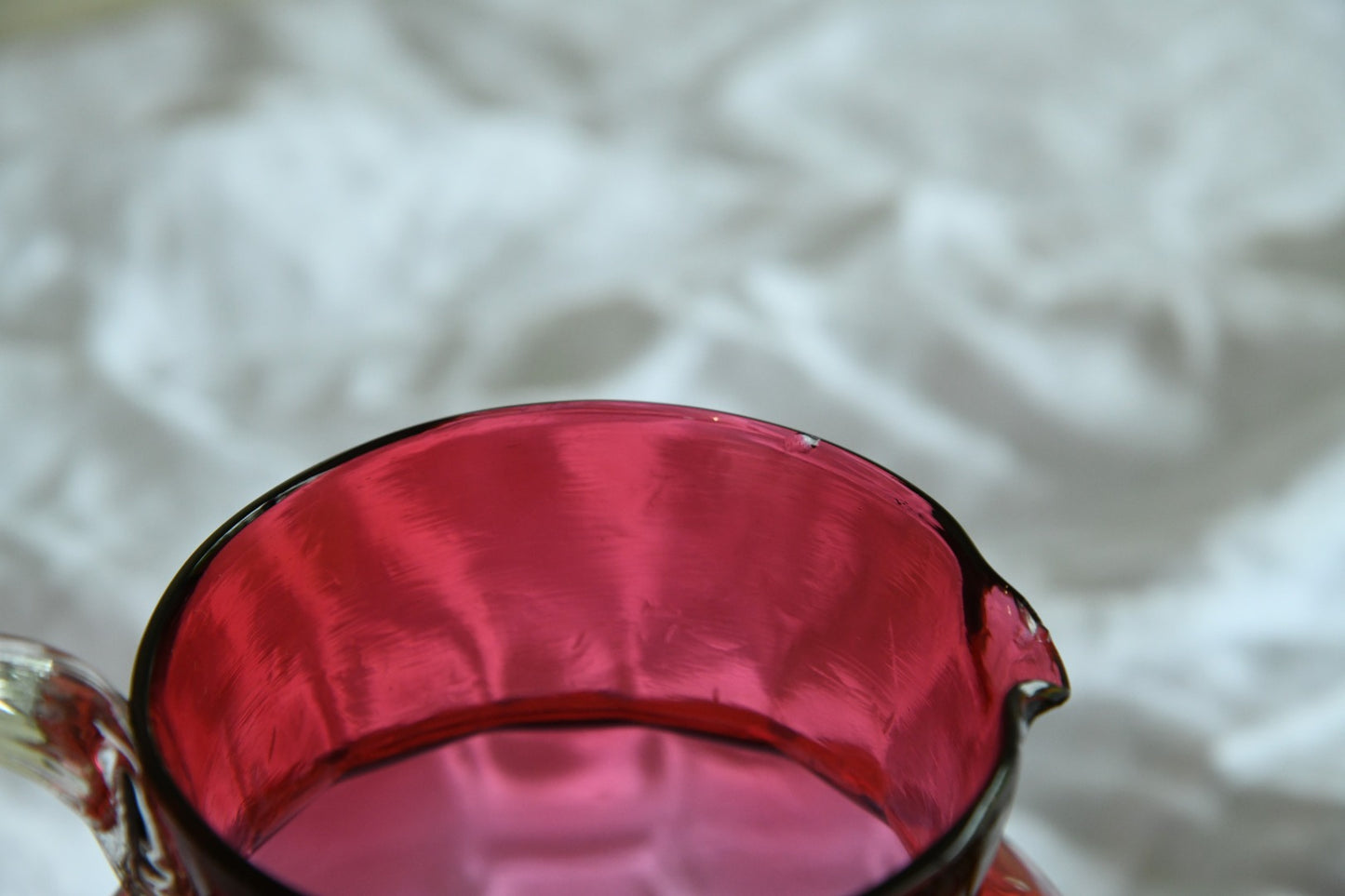 Victorian Cranberry Glass Jug