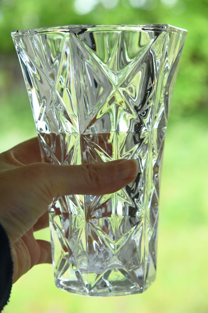 Small and Large Crystal Glass Vase