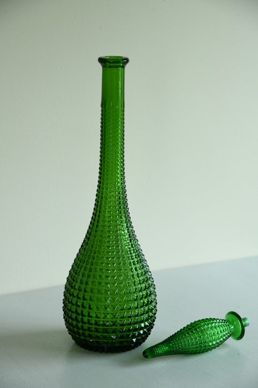 Green Diamond Point Genie Bottle