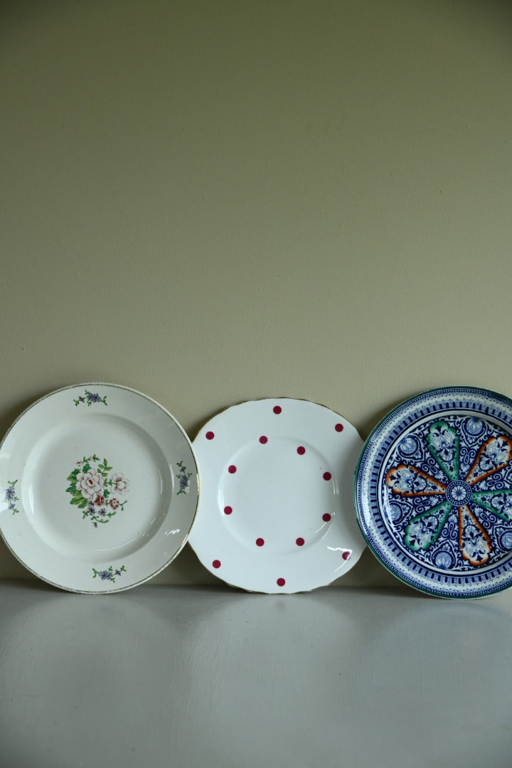 3 x Vintage Plates