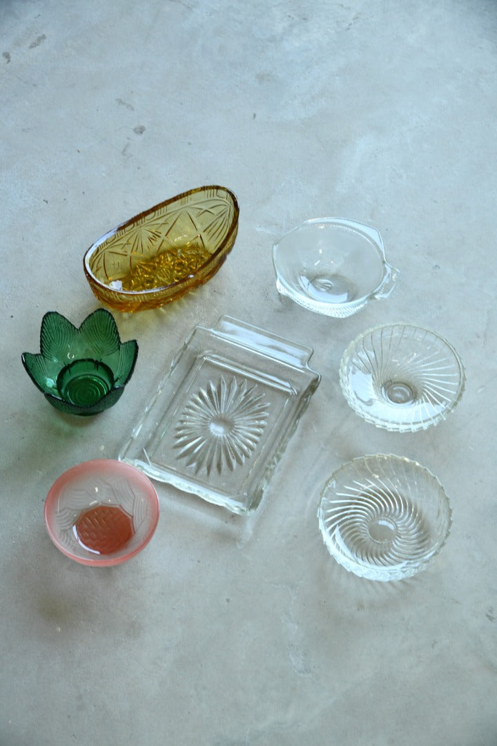 Assorted Vintage Glass Bowls