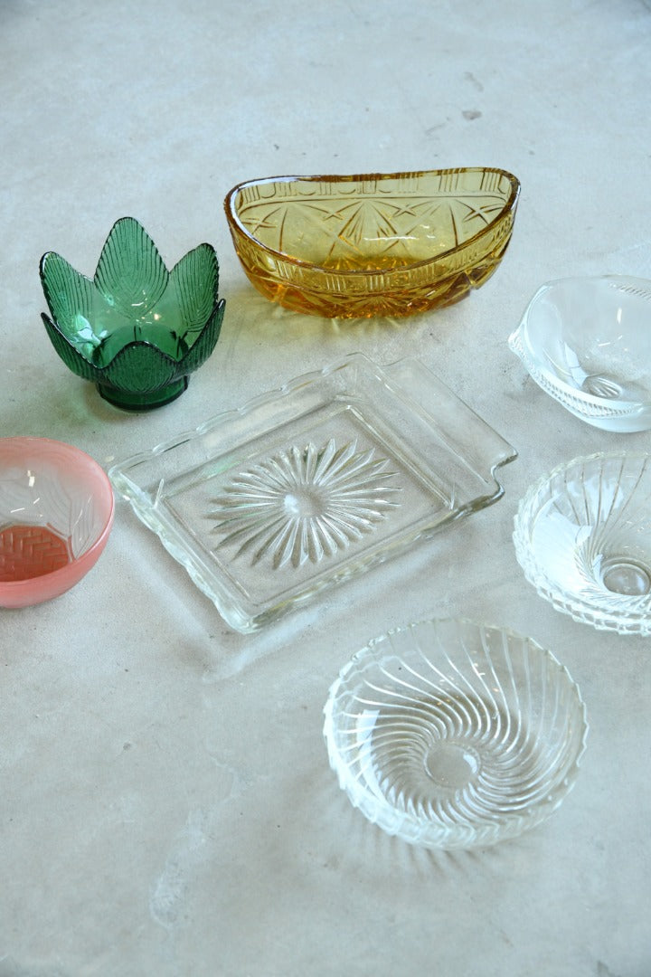 Assorted Vintage Glass Bowls