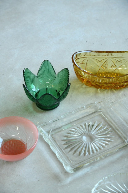 Assorted Vintage Glass Bowls