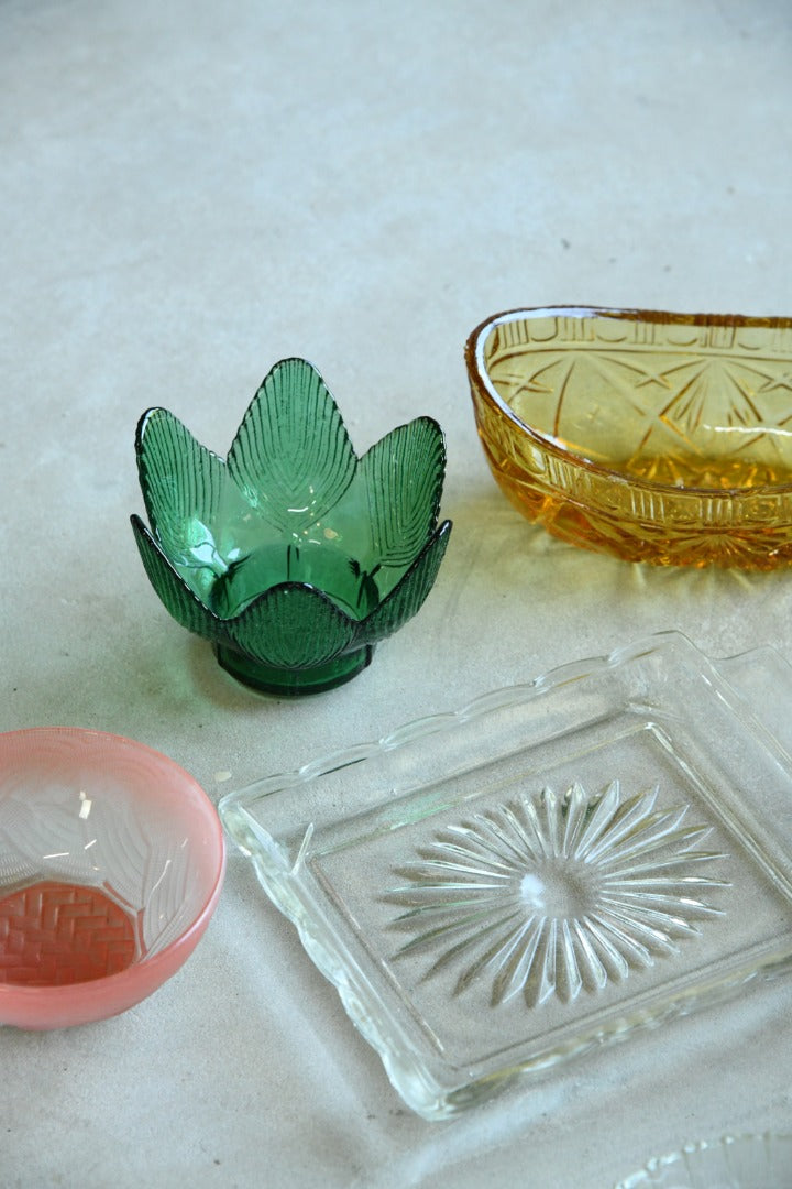 Assorted Vintage Glass Bowls