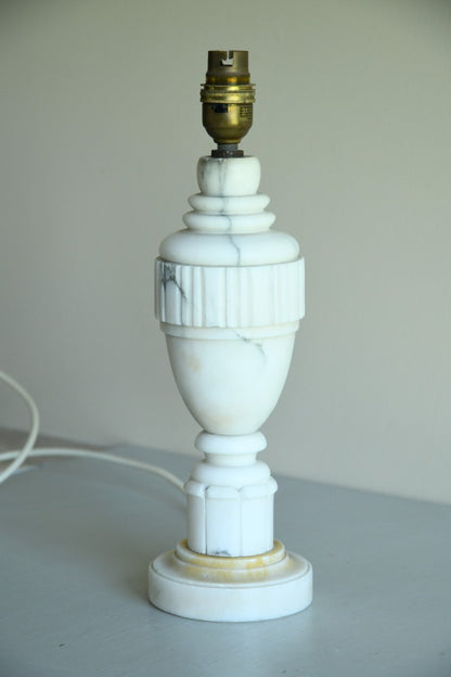 Large Single Marble Table Lamp