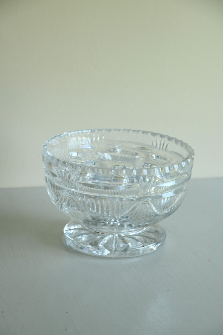 Quality Crystal Flower Bowl