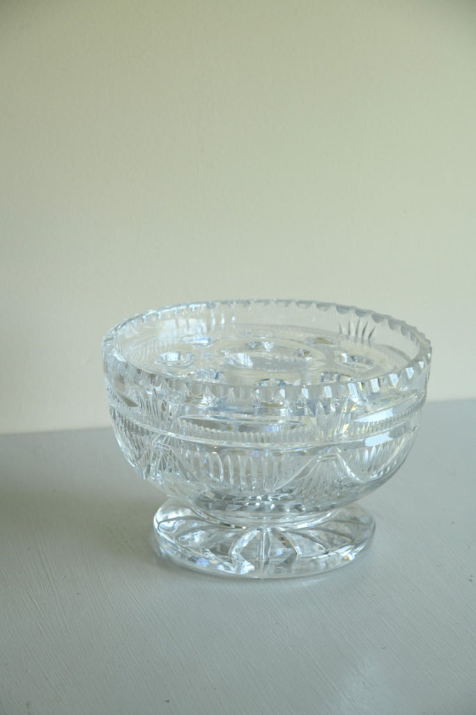 Quality Crystal Flower Bowl