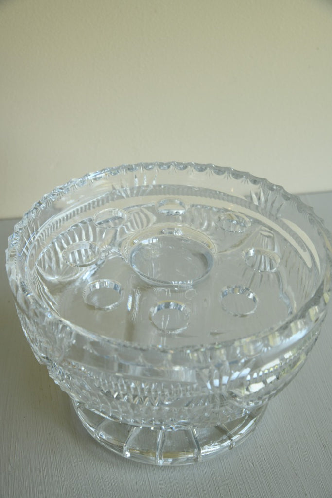 Quality Crystal Flower Bowl