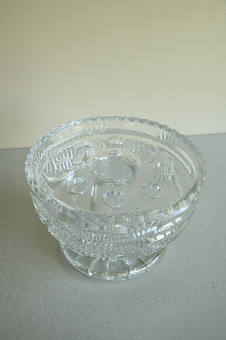 Quality Crystal Flower Bowl