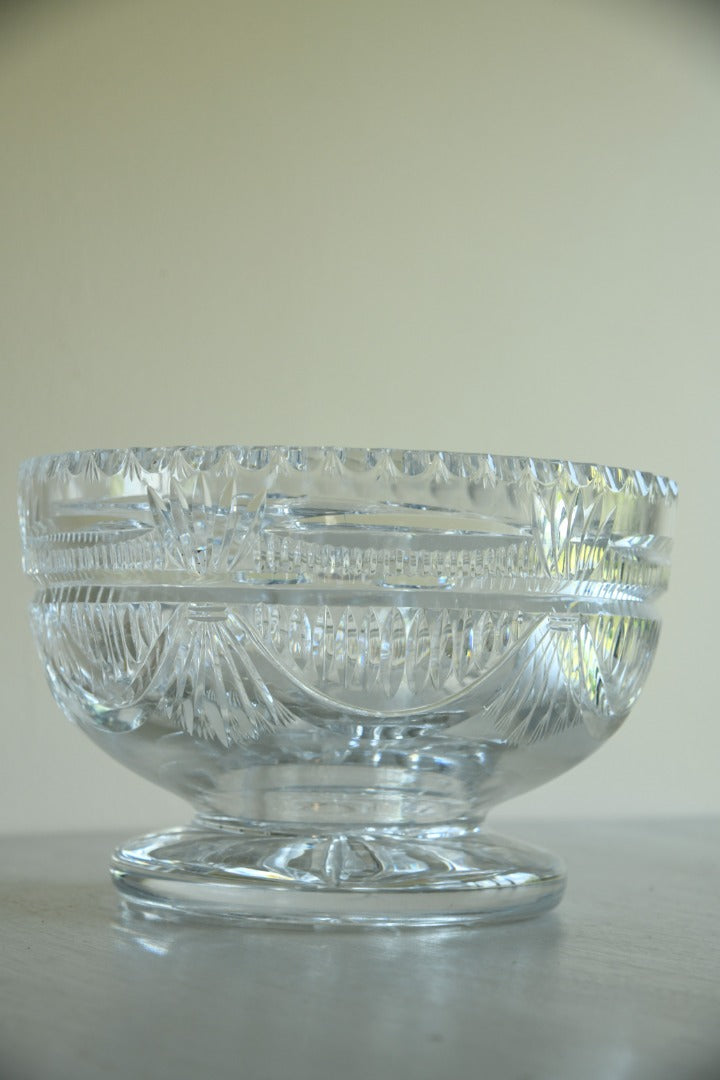 Quality Crystal Flower Bowl