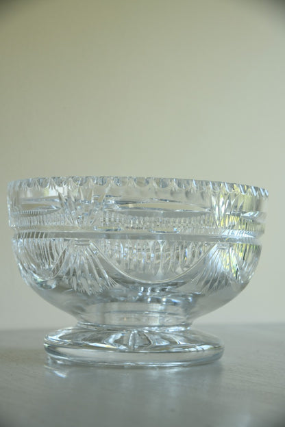 Quality Crystal Flower Bowl