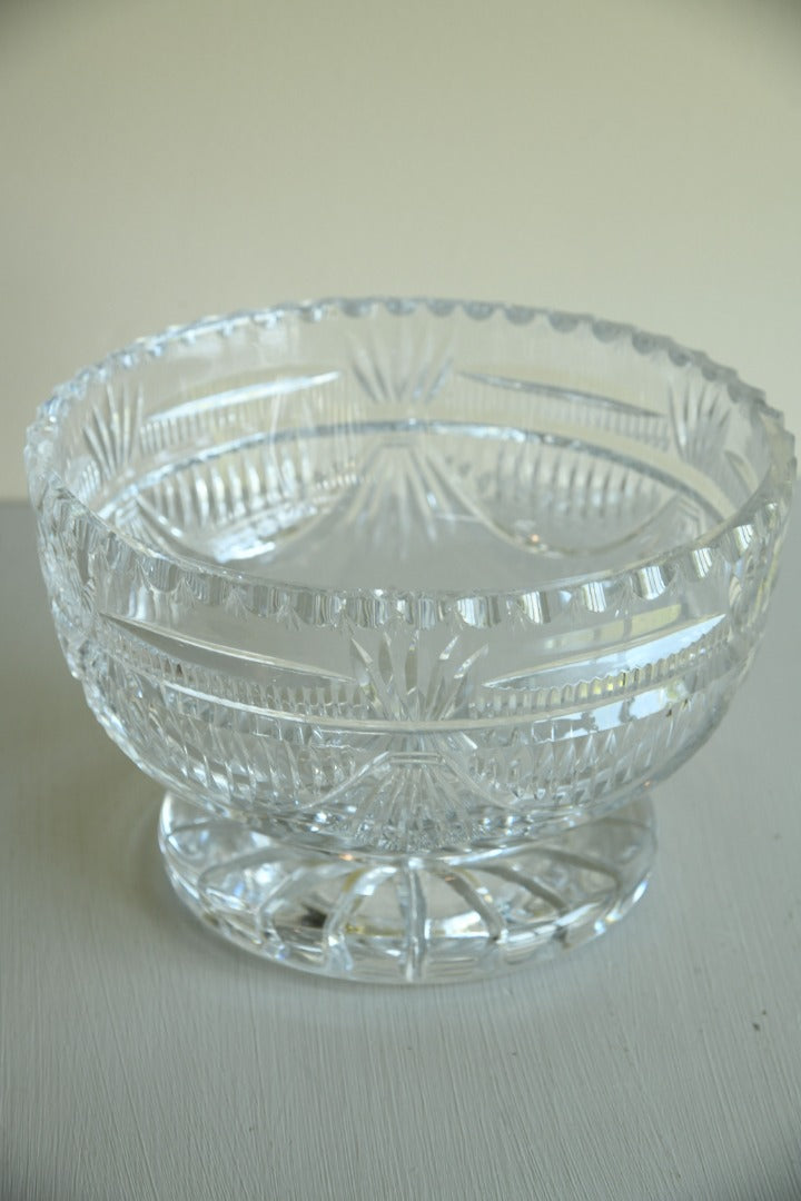 Quality Crystal Flower Bowl