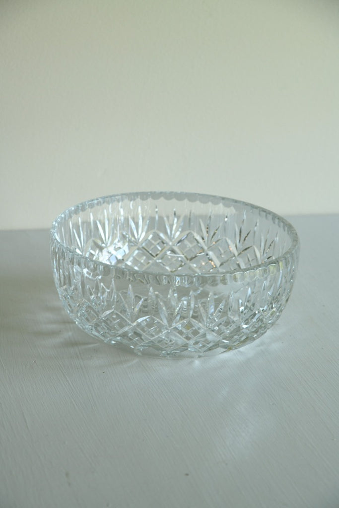 Vintage Glass Bowl Crystal