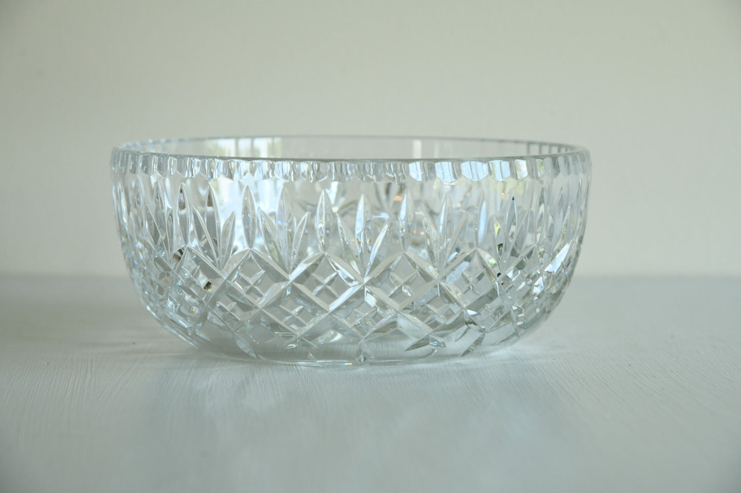 Vintage Glass Bowl Crystal