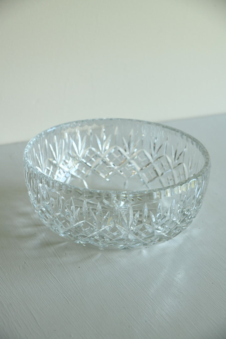 Vintage Glass Bowl Crystal