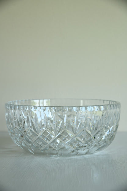 Vintage Glass Bowl Crystal