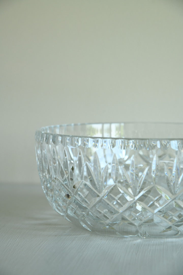 Vintage Glass Bowl Crystal