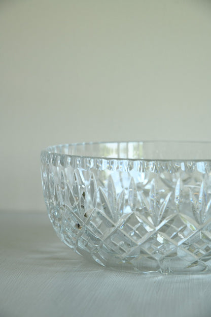 Vintage Glass Bowl Crystal