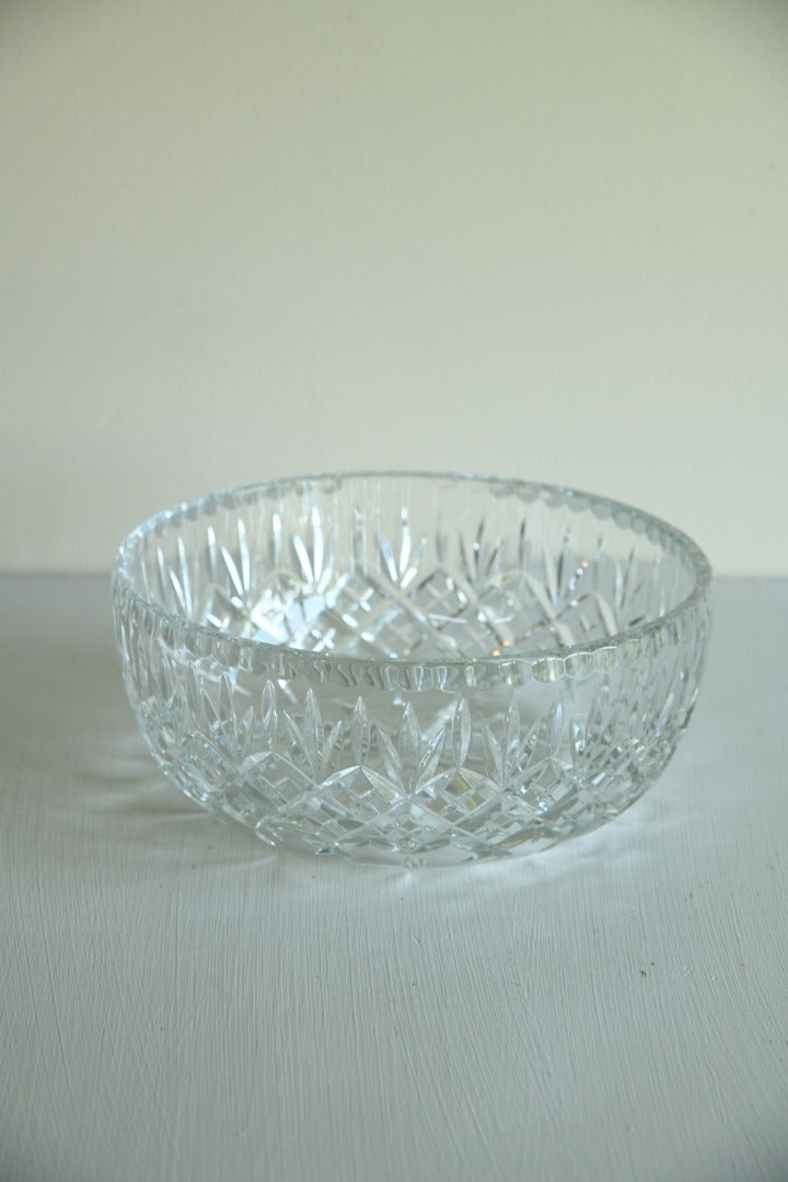 Vintage Glass Bowl Crystal