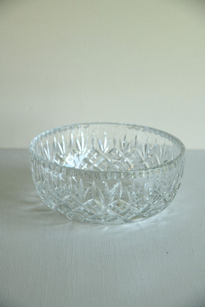 Vintage Glass Bowl Crystal