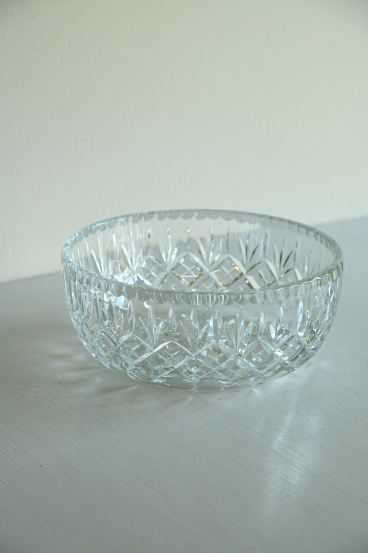 Vintage Glass Bowl Crystal