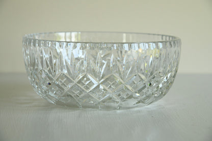 Vintage Glass Bowl Crystal