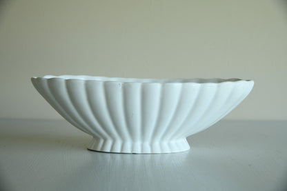 Wedgwood Style White Flower Bowl