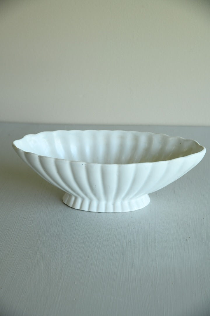 Wedgwood Style White Flower Bowl