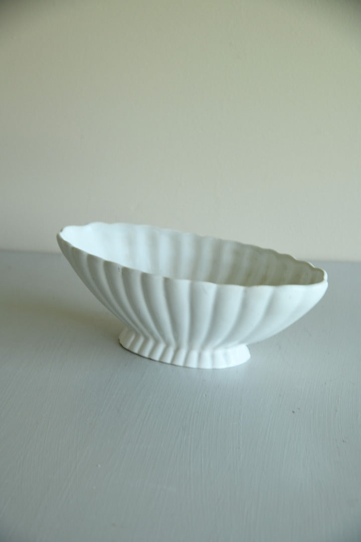 Wedgwood Style White Flower Bowl