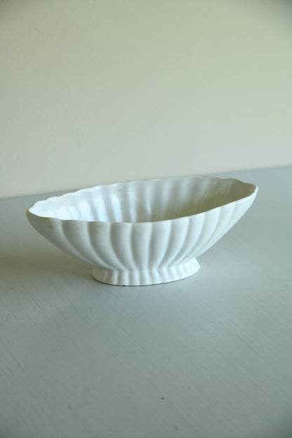 Wedgwood Style White Flower Bowl