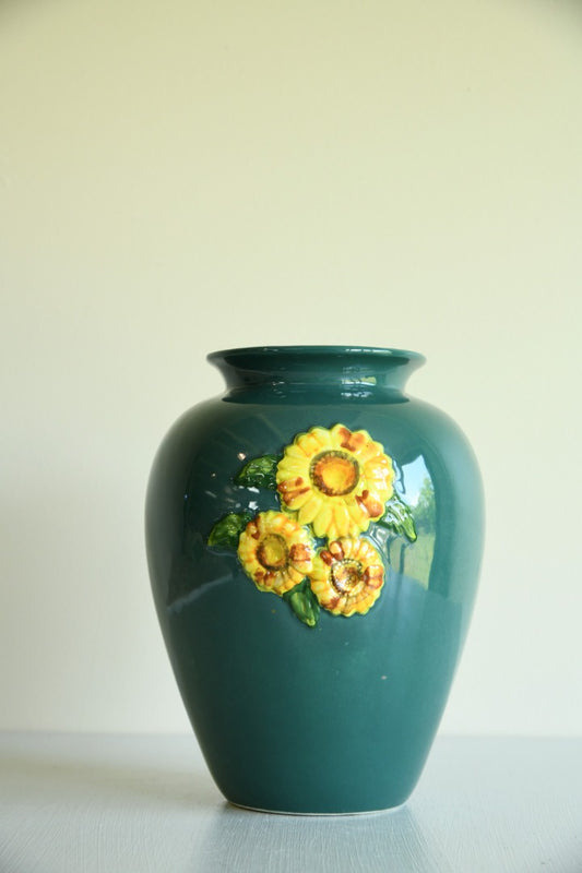 Vintage Green Vase