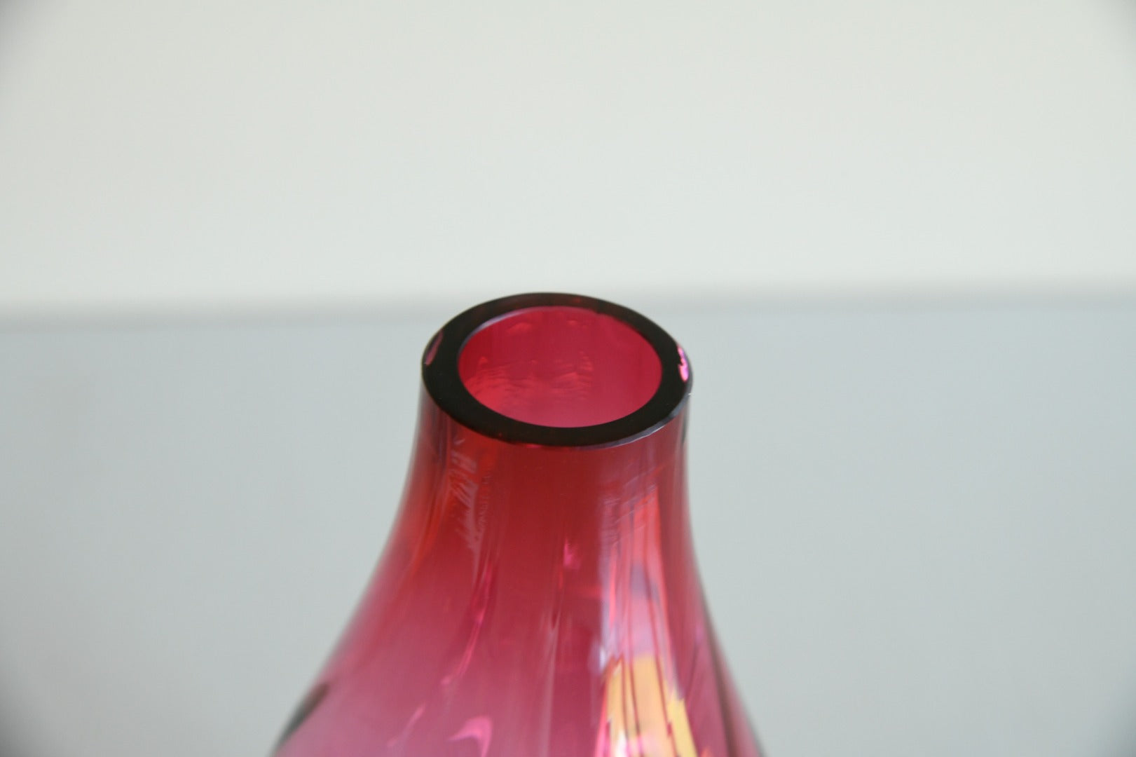 Cranberry Glass Vase