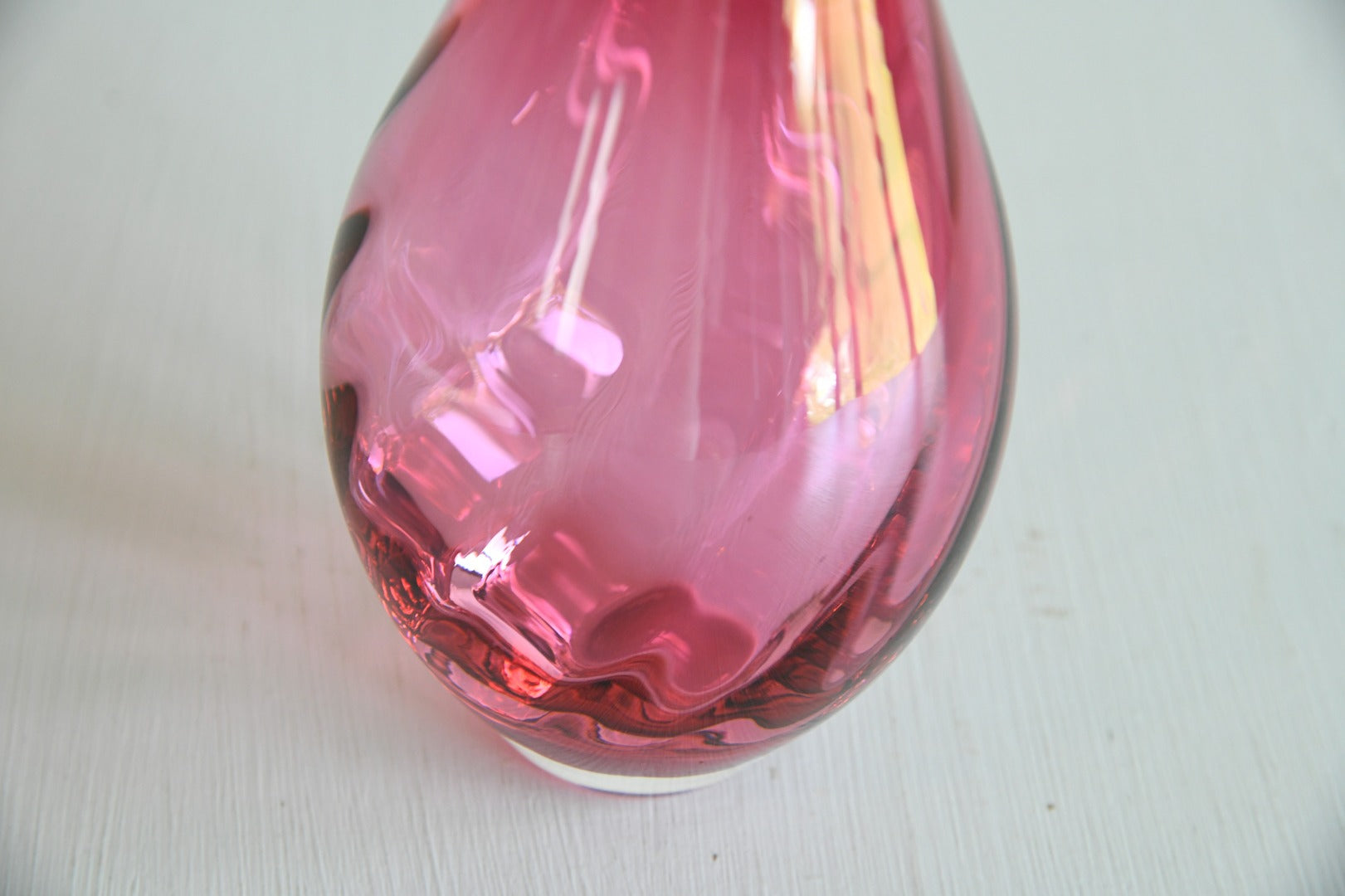 Cranberry Glass Vase