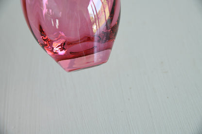 Cranberry Glass Vase