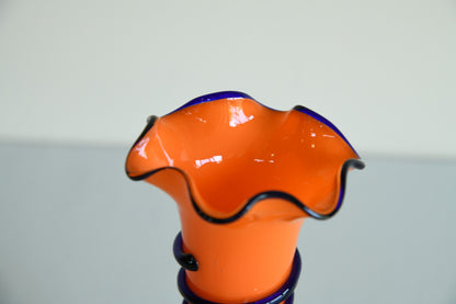 Orange Glass Vase