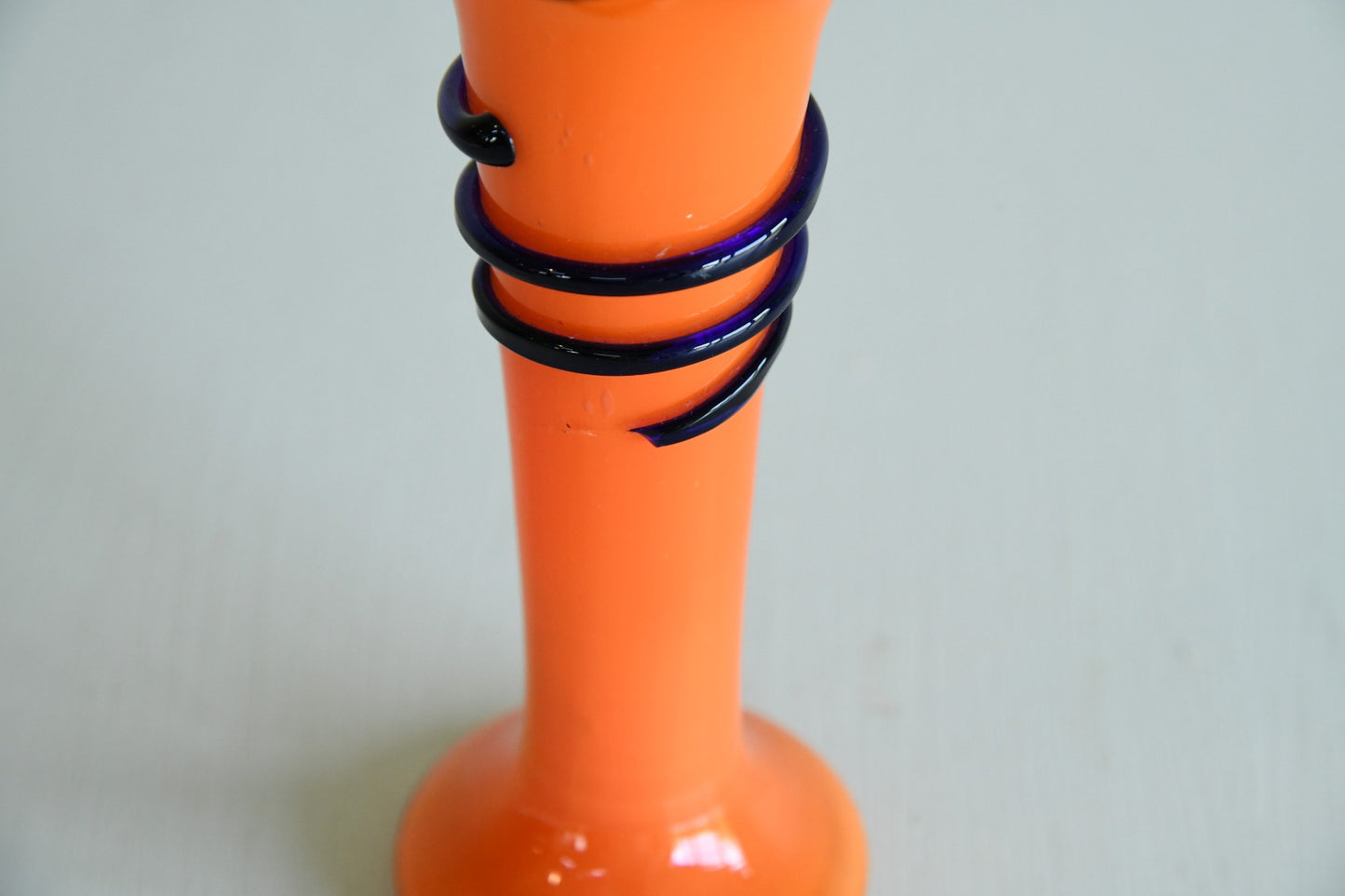 Orange Glass Vase