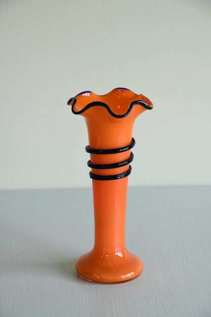 Orange Glass Vase