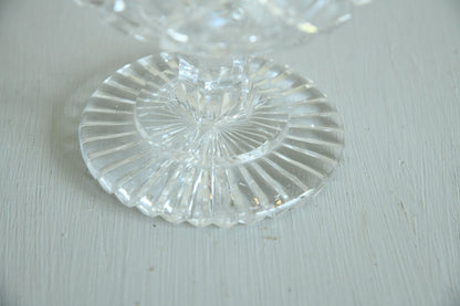 Quality Cut Glass Covered Dish