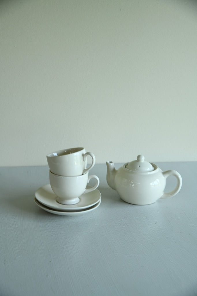Small Teapot Cups and Saucers